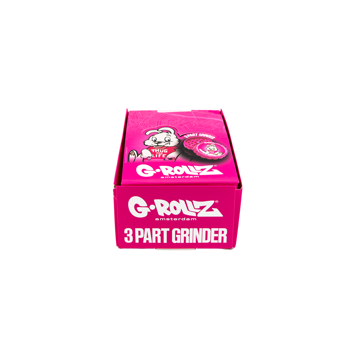 G-Rollz Thug For Life 3 Part Grinders - (18 Pack)