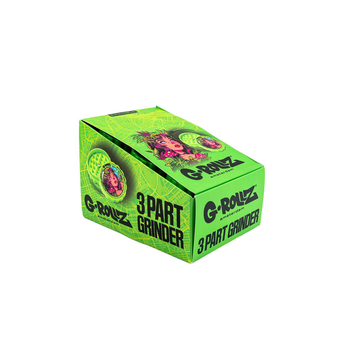 G-Rollz Jungle 3 Part Grinders - (18 Pack)