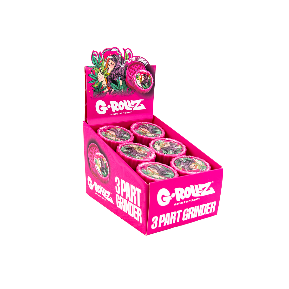 G-Rollz Colossal Dream 3 Part Grinders - (18 Pack)