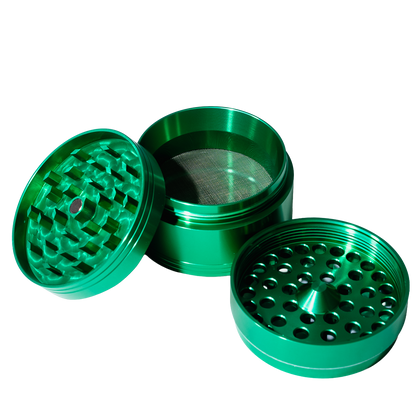 Blazy Susan 4 Piece 2.5" Grinder - Green