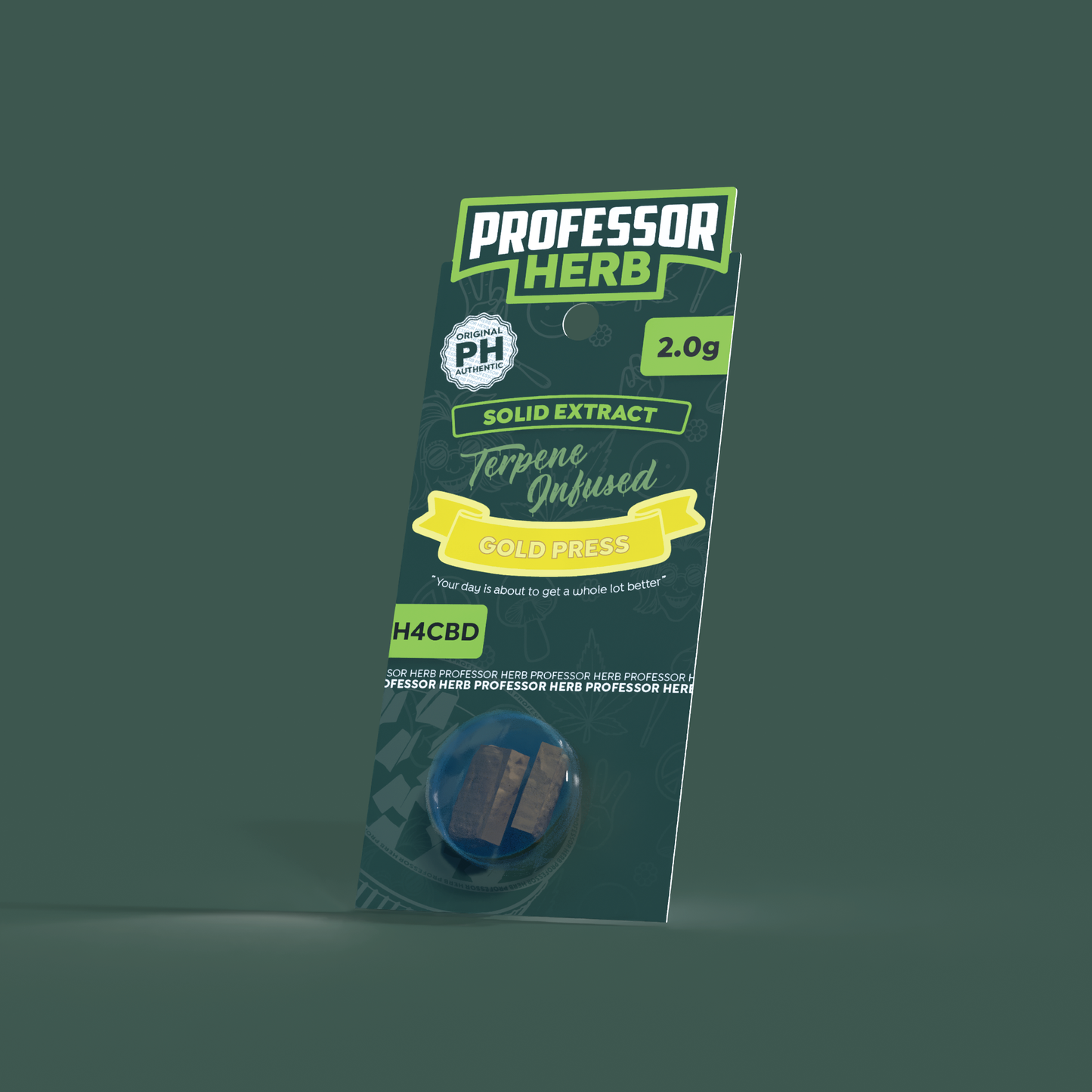 Professor Herb H4CBD Solid Extract 2.0g - Gold Press