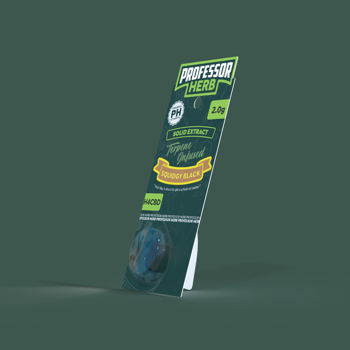 Professor Herb H4CBD Solid Extract 2.0g - Squidgy Black