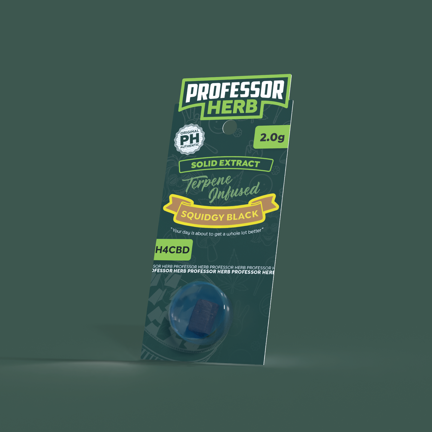 Professor Herb H4CBD Solid Extract 2.0g - Squidgy Black