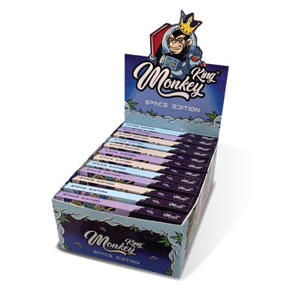 Monkey King Papers & Tips: Space Edition - King Size Unbleached (24 Pack)