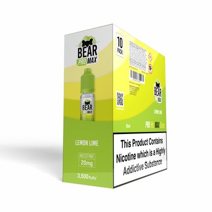 BEAR Pro MAX Salts: Lemon Lime - 10mg (10 Pack)