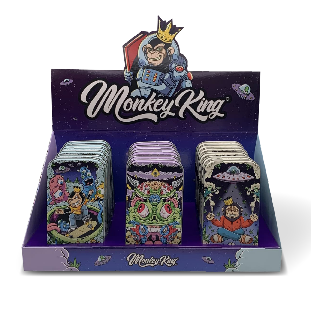 Monkey King Tobacco Tins: Space Edition (18 Pack)