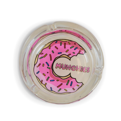 Monkey King Glass Ashtrays: Display Case (6 Pack)