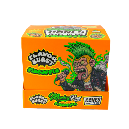 Monkey King: King Size Flavor Burst Cones (24 Pack) - Pineapple