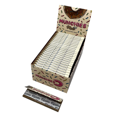 Monkey King Rolling Papers: Munchies Ed. - Medium 1¼ Unbleached (50 Pack)