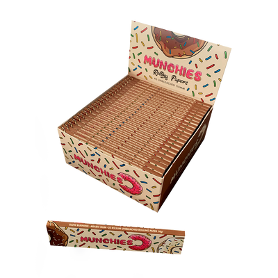 Monkey King Rolling Papers: Munchies Ed. - King Size Unbleached (50 Pack)