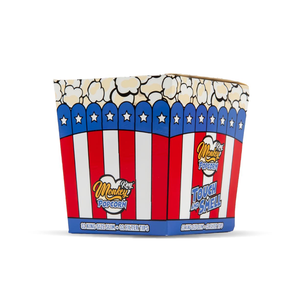 Monkey King Scented Smell Papers & Tips: Popcorn - King Size (24 Pack)