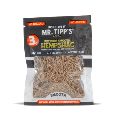 Mr Tipp's Premium Smooth Hemp Shag - Small Pouch 3g