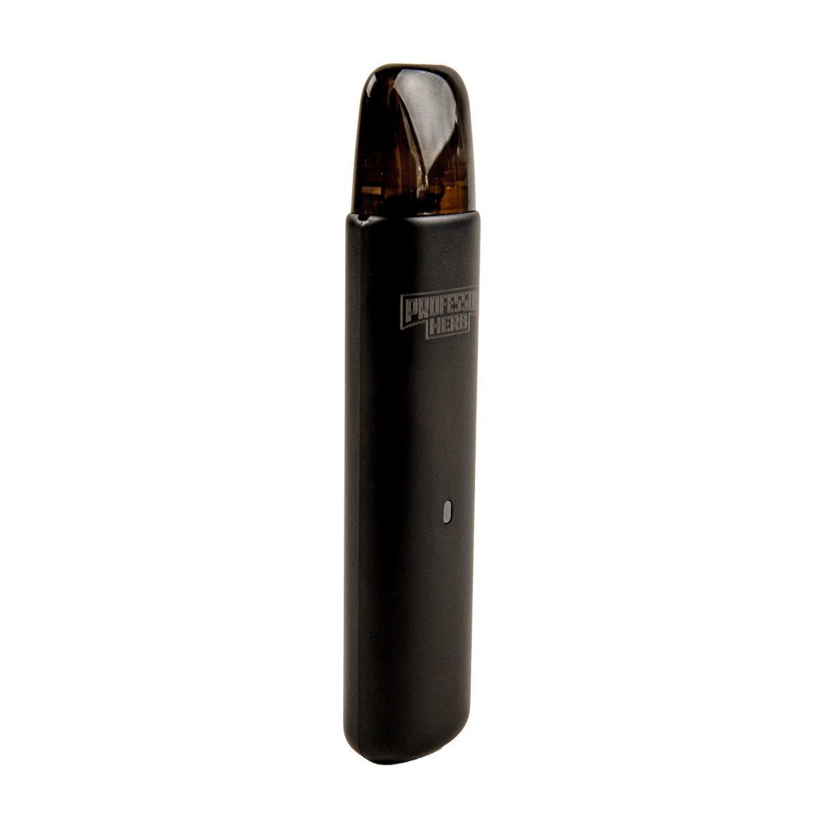 Black H4CBD Professor Herb vape on a white background