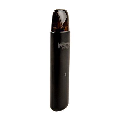 Black H4CBD Professor Herb vape on a white background