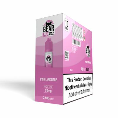 BEAR Pro MAX Salts: Pink Lemonade - 10mg (10 Pack)
