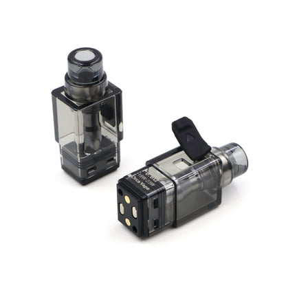 Two vaping devices on a white background