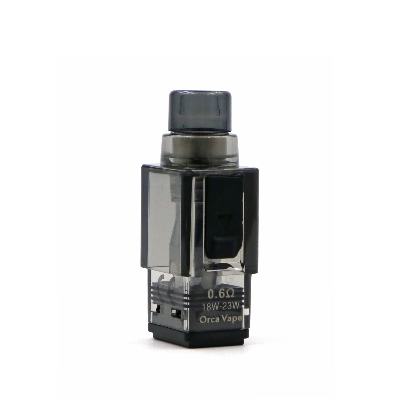 A single Orca Vape disposable vape device in a translucent smoky gray color, shown against a plain white background.