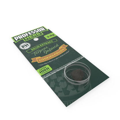 Professor Herb Hemp Solid Extract 2g Cookies Pollen Hash 15%