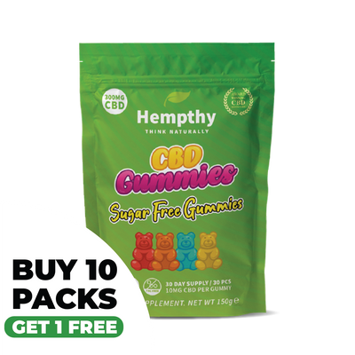 Hempthy CBD Sugar Free Gummies 300mg