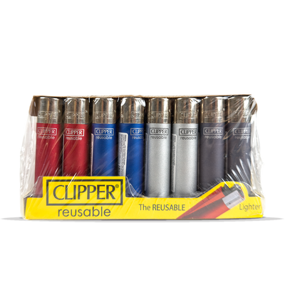 Clipper Lighters - Metallic 3 (40 pcs)