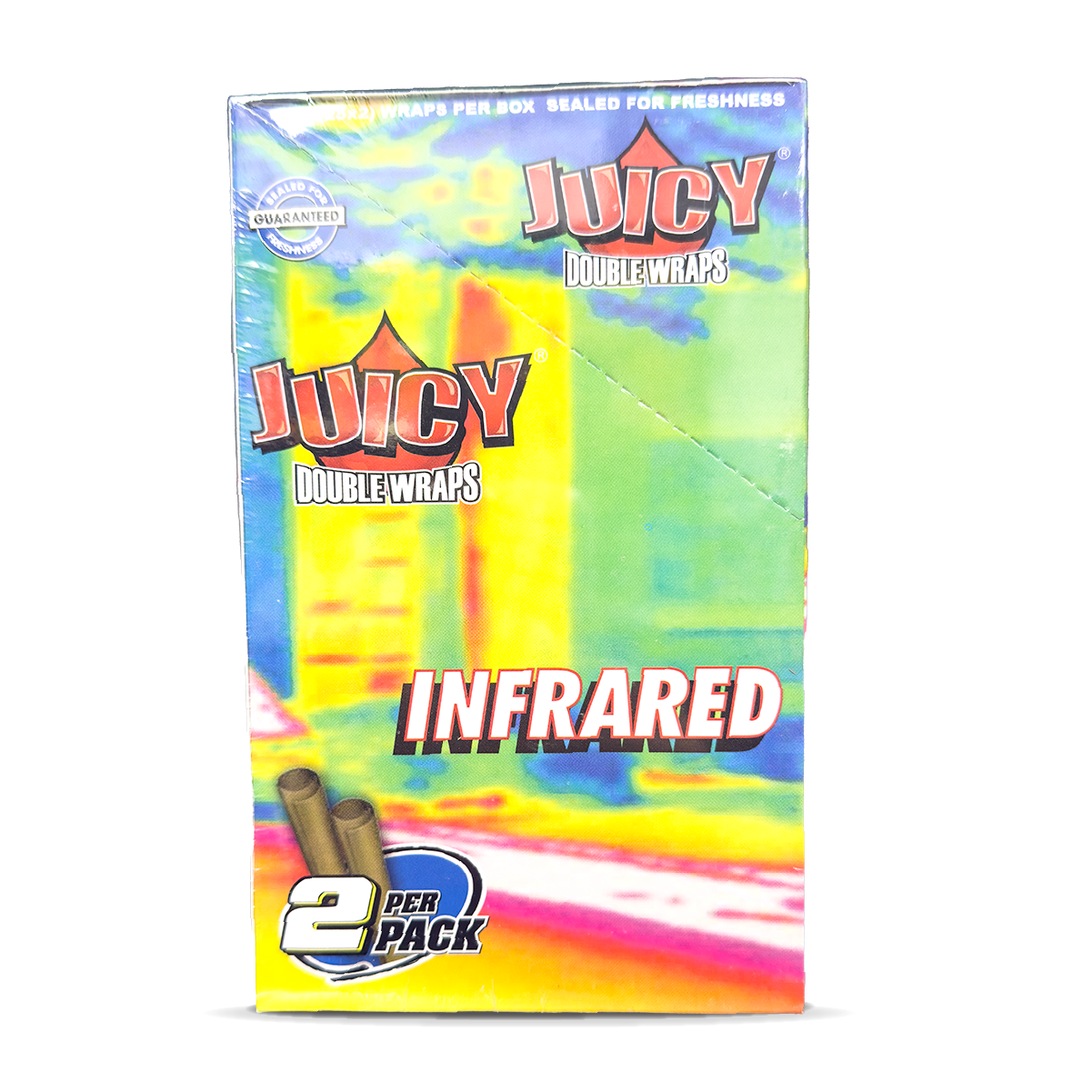 Juicy Jay's Double Wraps: Infrared - 2 Wraps (25 Pack)