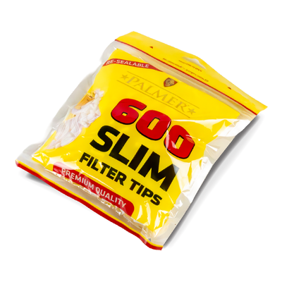 Palmer Filter Tips: SIim - 600 Tips (25 Pack)