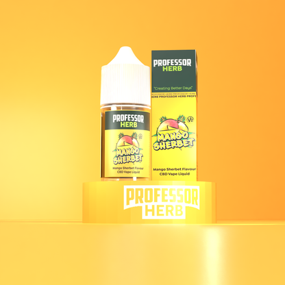 Professor Herb CBD Vape Liquid 1000mg/30ml V2 - Mango Sherbet