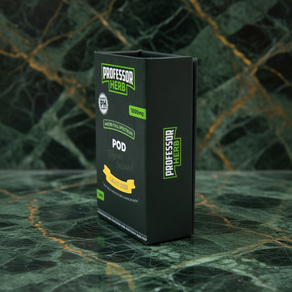Professor Herb 1000mg Full Spectrum H4CBD 1ml Replacement Pod