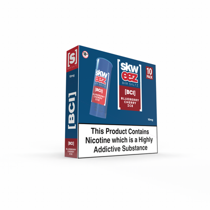 Skweez Nic Salts: Blueberry Cherry Ice - 10mg (10 Pack)