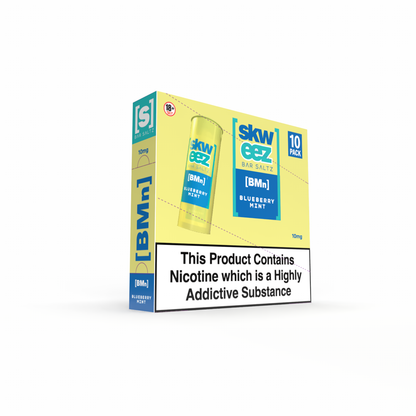 Skweez Nic Salts: Blueberry Mint - 10mg (10 Pack)