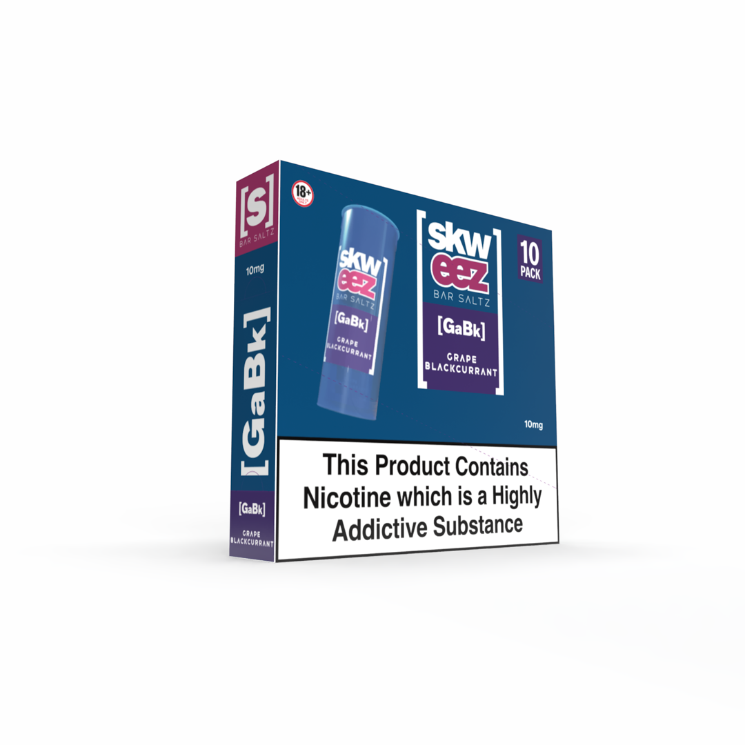 Skweez Nic Salts: Grape Blackcurrant - 20mg (10 Pack)
