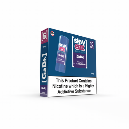 Skweez Nic Salts: Grape Blackcurrant - 10mg (10 Pack)