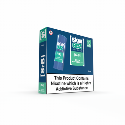 Skweez Nic Salts: Sour Blueberry - 10mg (10 Pack)