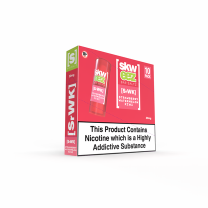 Skweez Nic Salts: Strawberry Watermelon Kiwi - 20mg (10 Pack)