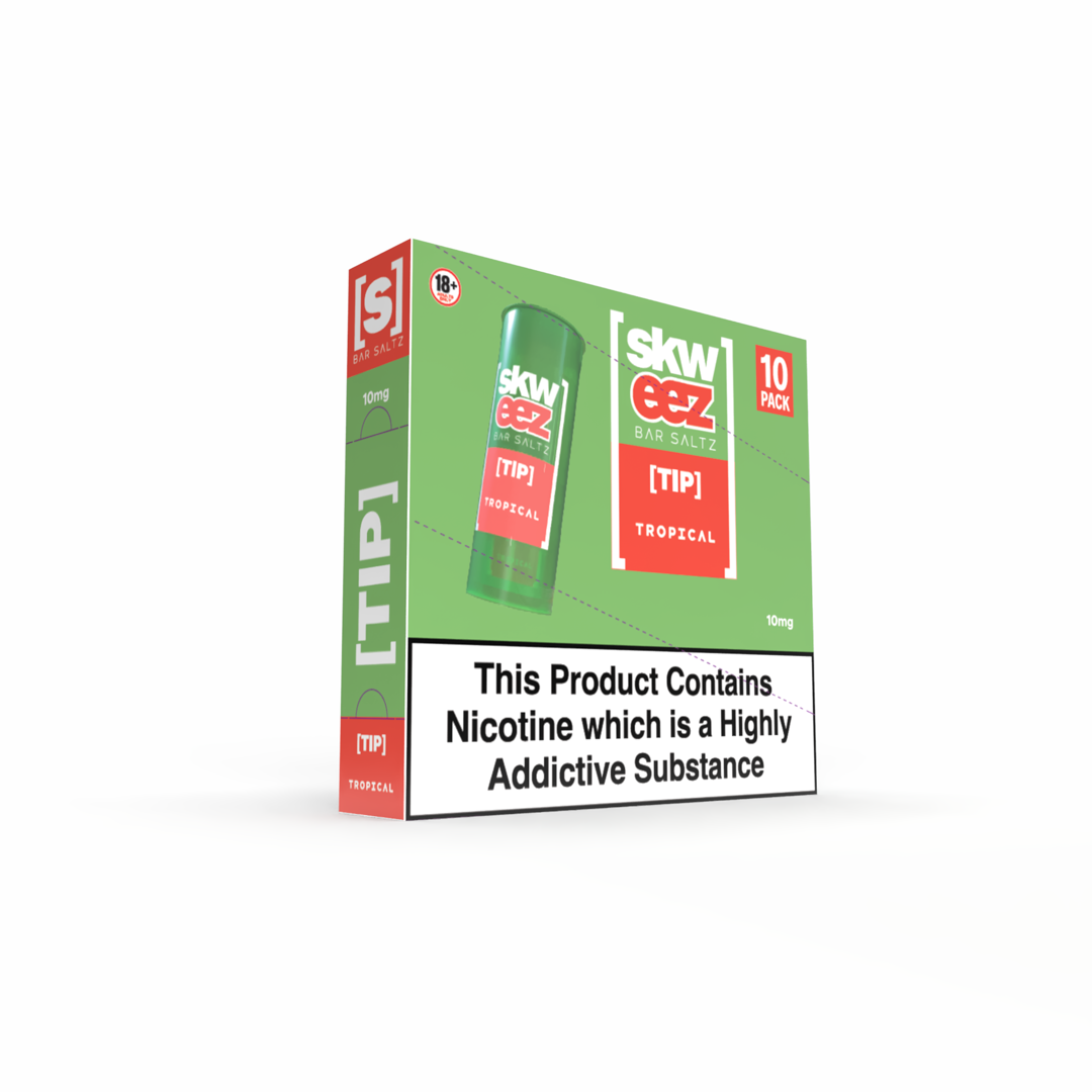 Skweez Nic Salts: Tropical - 10mg (10 Pack)