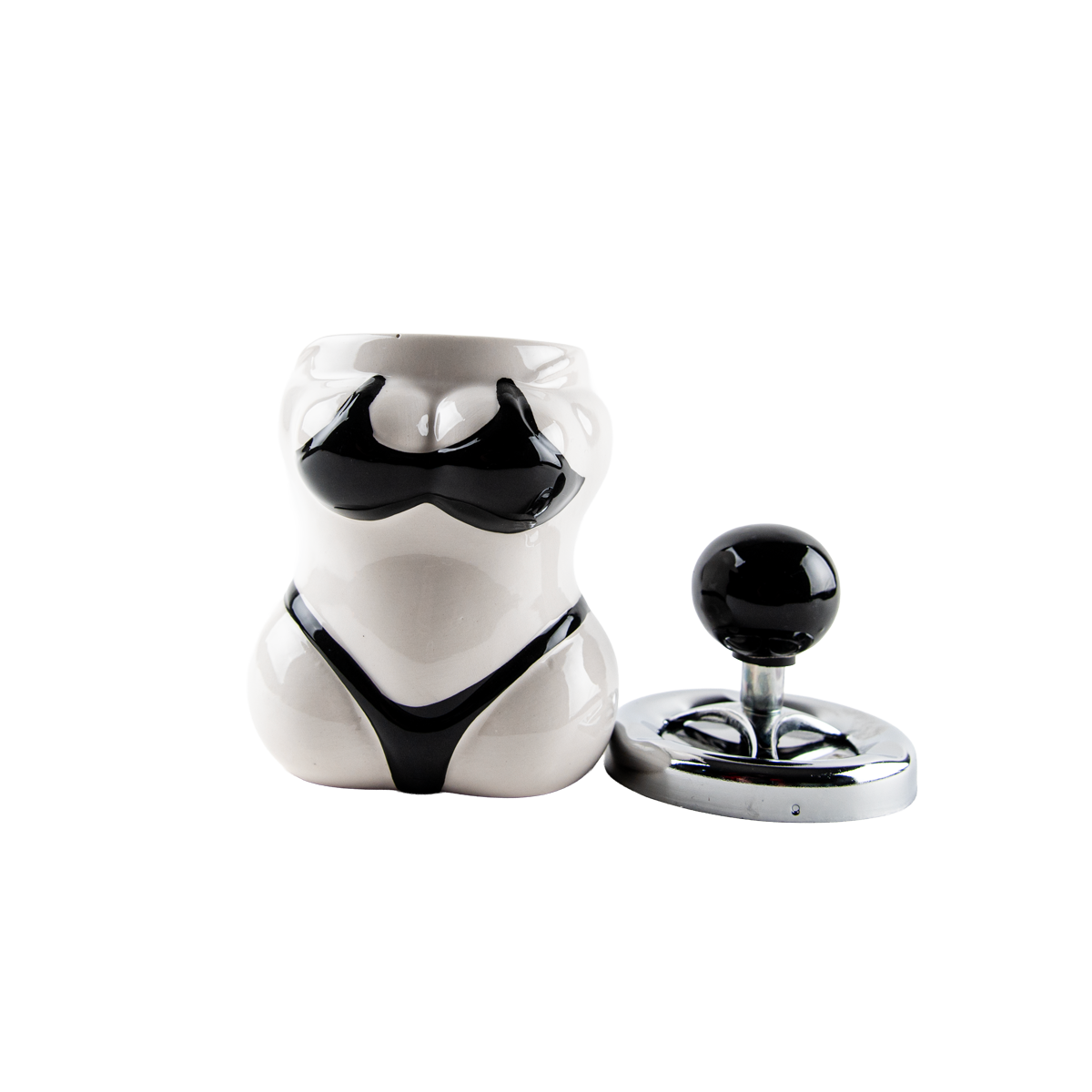 Sparkys Large Push Down Ashtray - Bikini