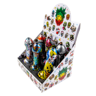 Sparkys Phallic Design Bongs - Mixed Design (6 Pack)