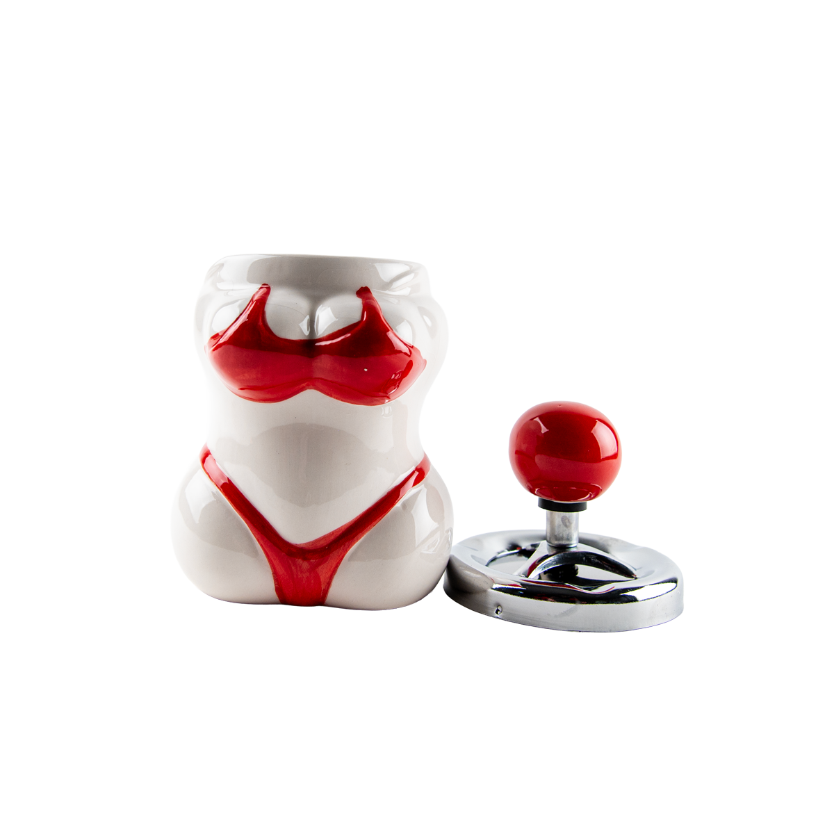 Sparkys Large Push Down Ashtray - Bikini