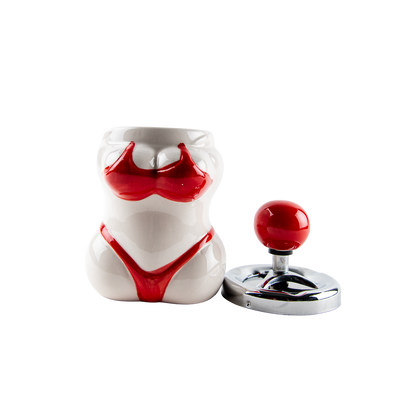 Sparkys Large Push Down Ashtray - Bikini