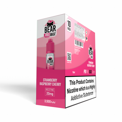BEAR Pro MAX Salts: Strawberry Raspberry Cherry - 20mg (10 Pack)