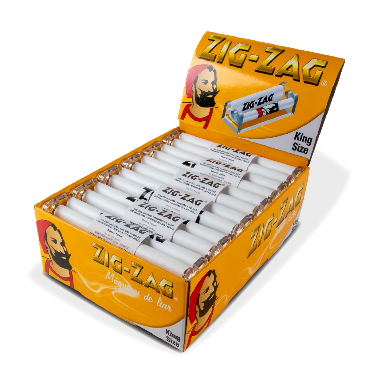 Zig Zag Rolling Machine: King Size (12 Pack)