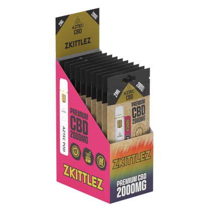 Aztec CBD Premium CBD Pod System 2000mg 2ml - Zkittlez