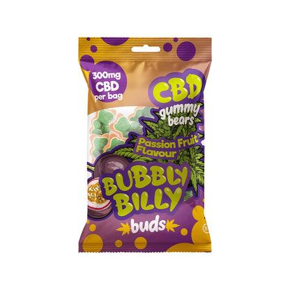 Bubbly Billy CBD Gummy Bears: Passion Fruit - 300mg