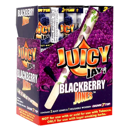 Juicy Jay's Blackberry Jones Flavoured Cones-Juicy Jays-Blazed Wholesale