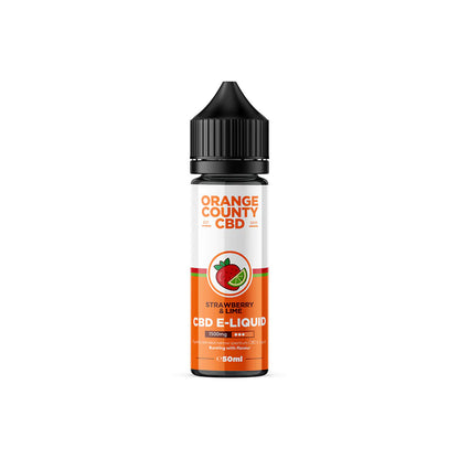 Orange County CBD E-liquid 1500mg 50ml (Discontinued)