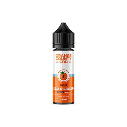 Orange County CBD E-liquid 1500mg 50ml (Discontinued)