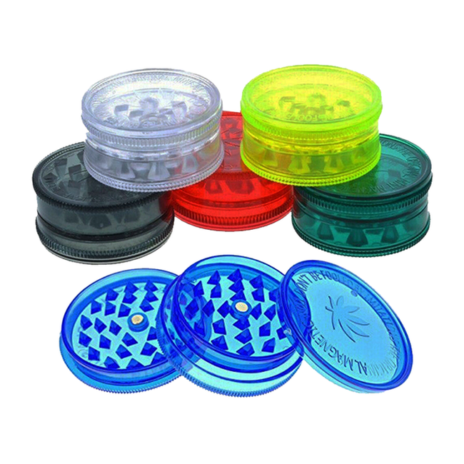 Magnetic No.1 Shark Teeth Grinder - Assorted Colours-Magnetic No.1-Blazed Wholesale